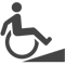 Toevoeging rolstoelvriendelijkheid: er is geen aangepast toilet aanwezig
